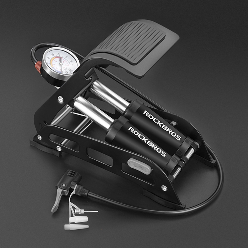 闪电客脚踩打气筒高压便携式篮球自行车电动车摩托车汽车充气泵