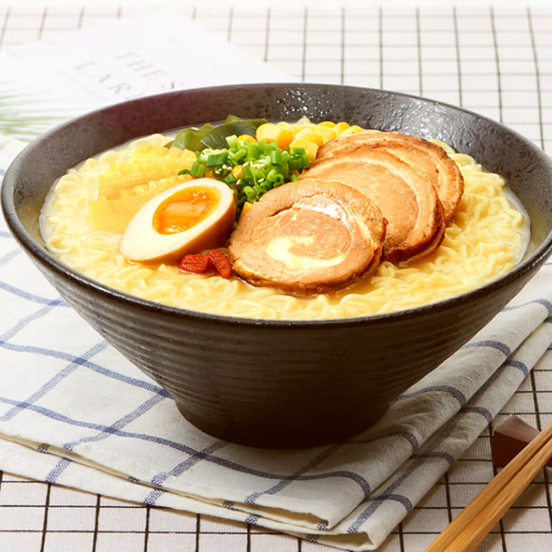 统一 方便面 汤达人 日式豚骨味方便面 五连包 125g*5袋/包*1包组方便面高清大图