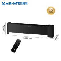 苏宁宜品X艾美特(Airmate)新型石墨烯发热体 踢脚线取暖器 智能温控,开机预设23℃ 居浴两用预约定时大功率