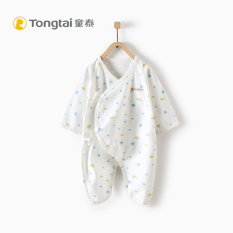 童泰婴儿衣服新生儿连体衣宝宝蝴蝶哈衣0-3-6个月爬服纯棉春夏装儿童内衣