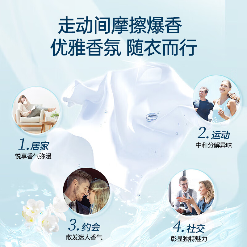 蔬果园香雪苍兰香氛洗衣凝珠留香浓缩256g(8g*32颗)