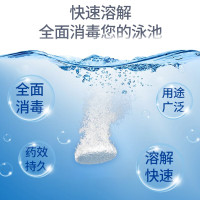 万消灵 含氯消毒泡腾片2g片500片 含氯50% TCCA 游泳池消毒剂清洁化学品
