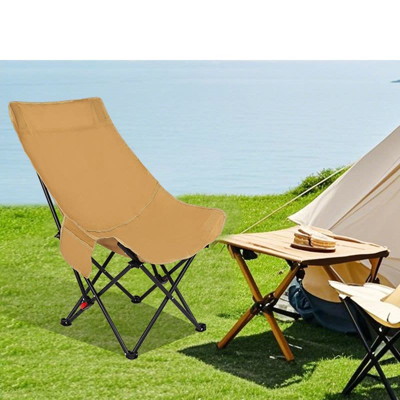 羽凡莱 可调节月亮椅露营椅折叠椅 三挡 把图片