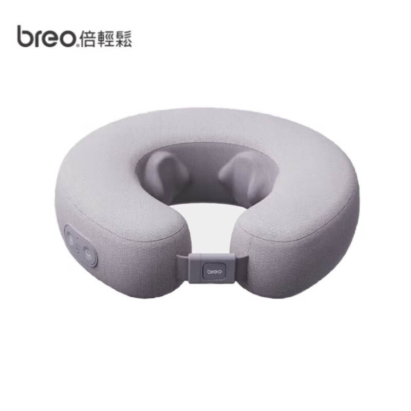 倍轻松breo智能肩颈按摩器BE01S 3D立体揉捏 磁疗热敷 舒缓肩颈疲劳便携设计