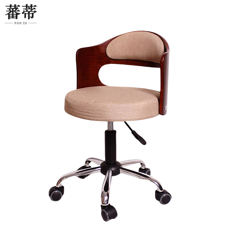 蕃蒂电脑椅浅咖 把高清大图