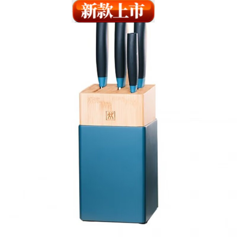 双立人德国品质ZWILLINGNOWS系列刀具5件套石榴红蓝莓青柠色 双立人54370-000-722青柠色 5件高清大图