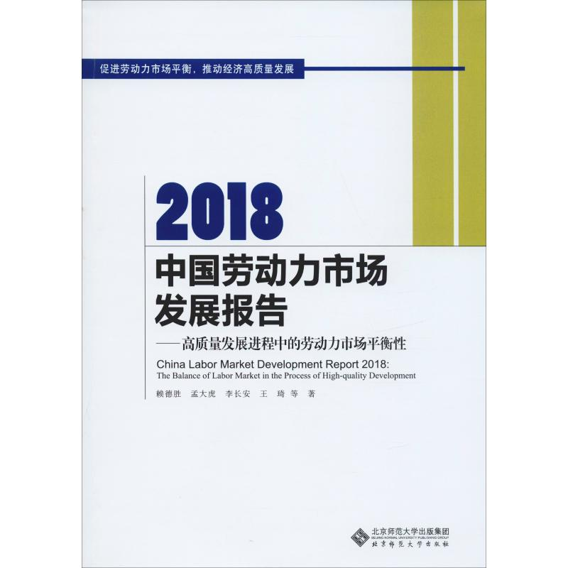 [M]2018中国劳动力市场发展报告——高质量发展进程中的劳动力市场平衡性-9787303244423高清大图