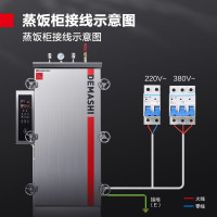 德玛仕(DEMASHI)高原蒸饭柜商用 电蒸柜蒸饭车 工程定制 10盘KZ-100G[380V高压蒸汽 高原地区可用]