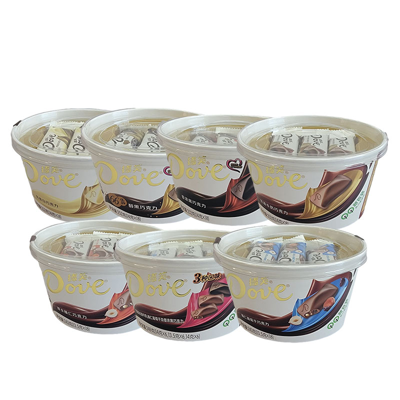 德芙 Dove巧克力碗装组合装牛奶巧克力白巧黑巧什锦礼盒装252g/249g高清大图