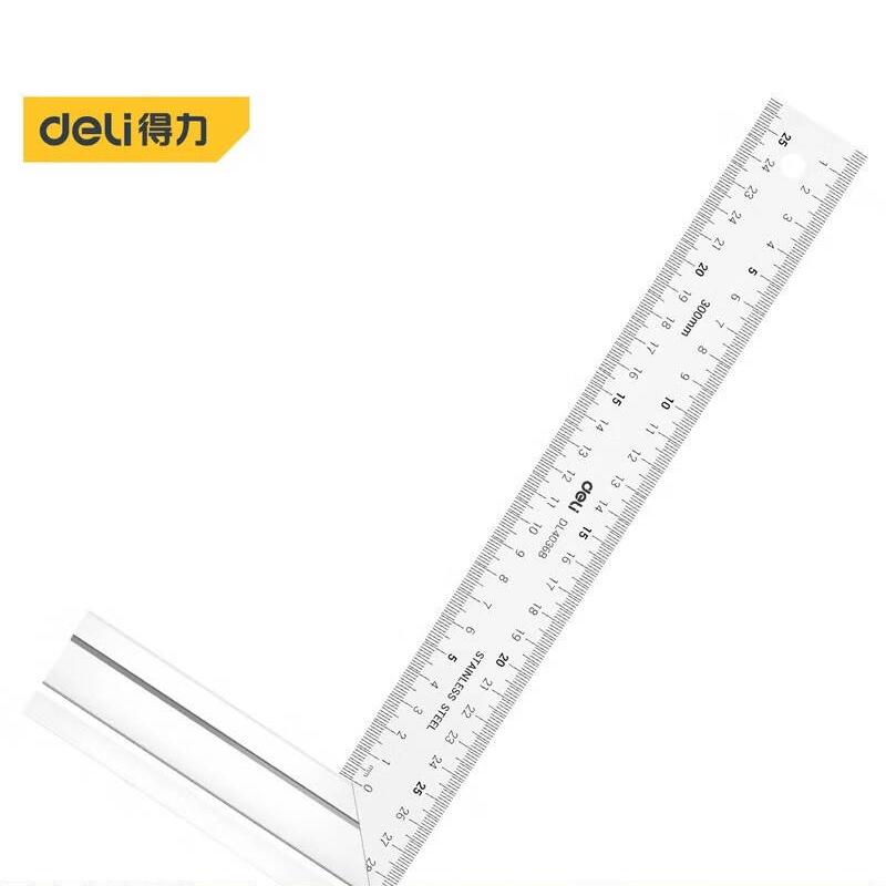 得力工具DL4036_钢角尺300mm(新VI)