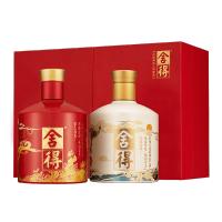 沱牌舍得 品味舍得中国神话人物套装(雷神火神)52度500mL×2 礼盒装 浓香型白酒