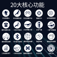 HYUNDAI智能按摩椅HX5家用全身全自动太空豪华舱小型多功能电动沙发深V零重力颈椎肩腰揉捏按摩器 高配灰色