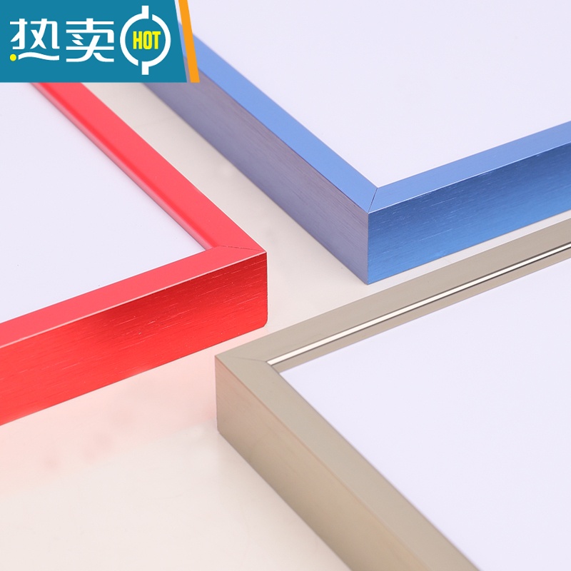 敬平铝合金证件框a4纸相框摆台荣誉证书奖牌裱框定制A3营业执照框挂墙 平面黑色 A4营业副本(21*29.7cm)摆挂两高清大图