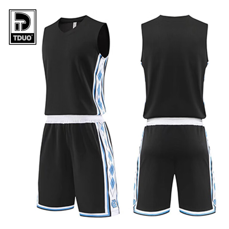 Tduo篮球服 K2 套 黑色 3XS