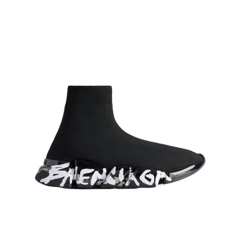 巴黎世家(Balenciaga)女款跑步鞋圆头设计聚酯弹性纤维鞋面TPU鞋