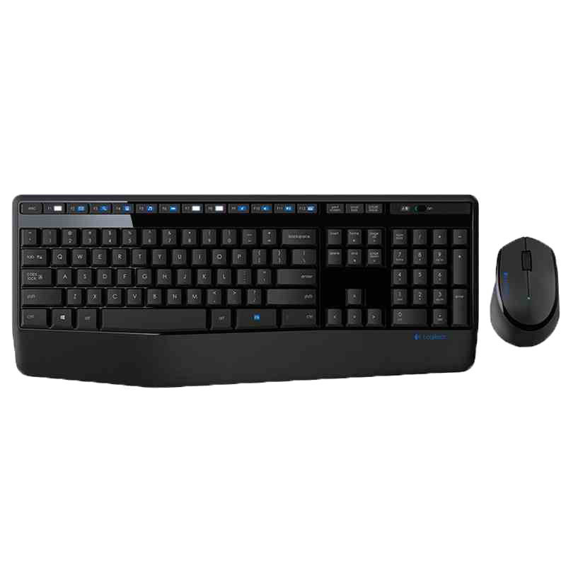 罗技(Logitech)MK345 键鼠套装 无线键鼠套装( 全尺寸 黑色 带无线接收器 )