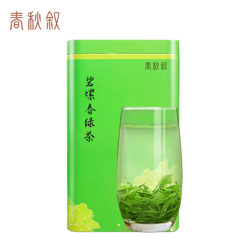 春秋叙 碧螺春绿茶 250g/罐高清大图