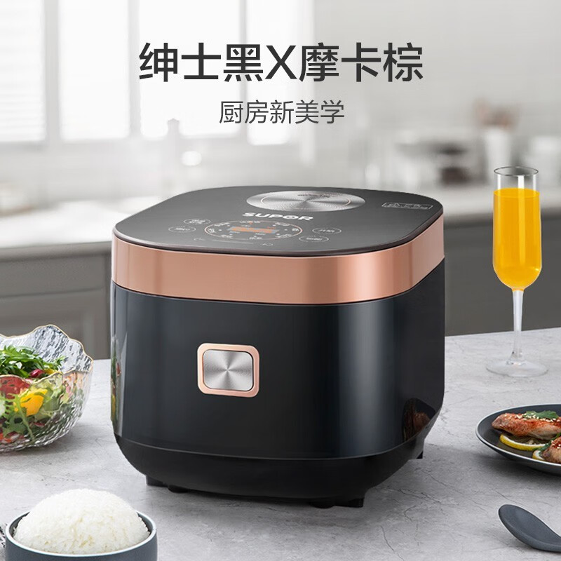 苏泊尔(SUPOR)电饭煲 5L 圆厚釜内胆智能预约触摸屏面板多功能家用电饭锅 SF50FC975