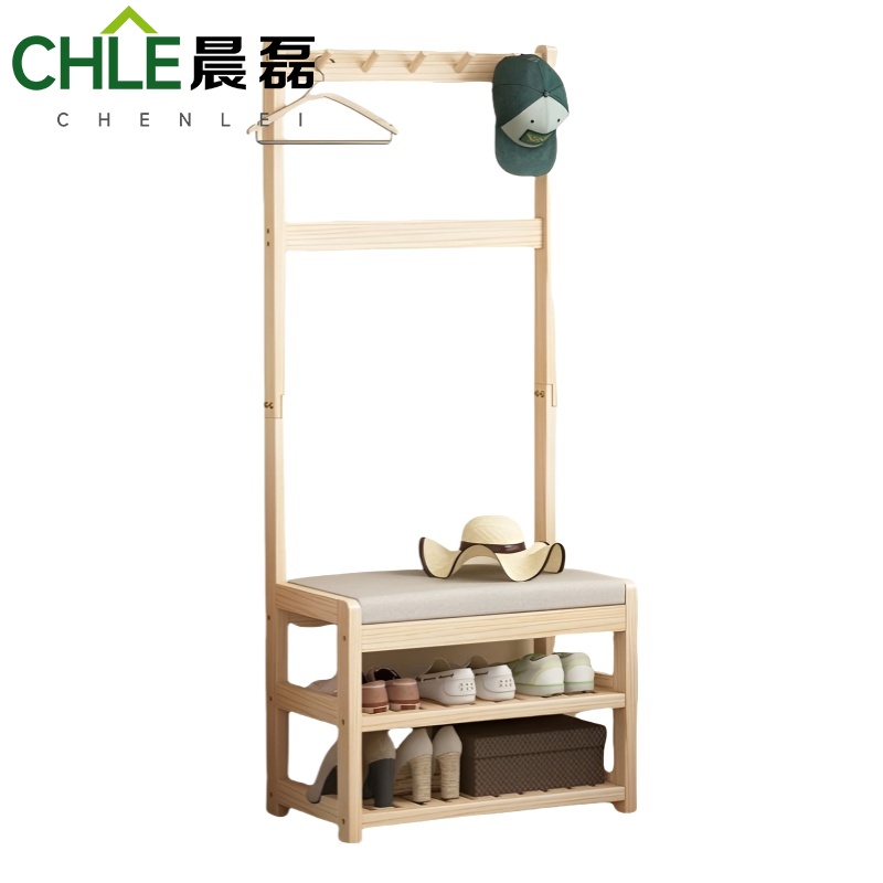 晨磊 衣帽架 单排(70*31*172cm)个高清大图