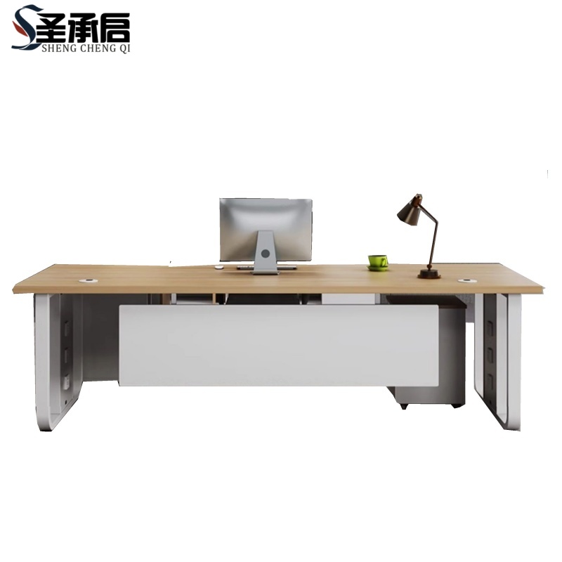 圣承启 老板桌 1.6米张高清大图