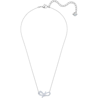 SWAROVSKI 施华洛世奇新款 抖音同款 女士简约大方蝴蝶结项链 送恋人惊喜 5440643 Y型双色54470
