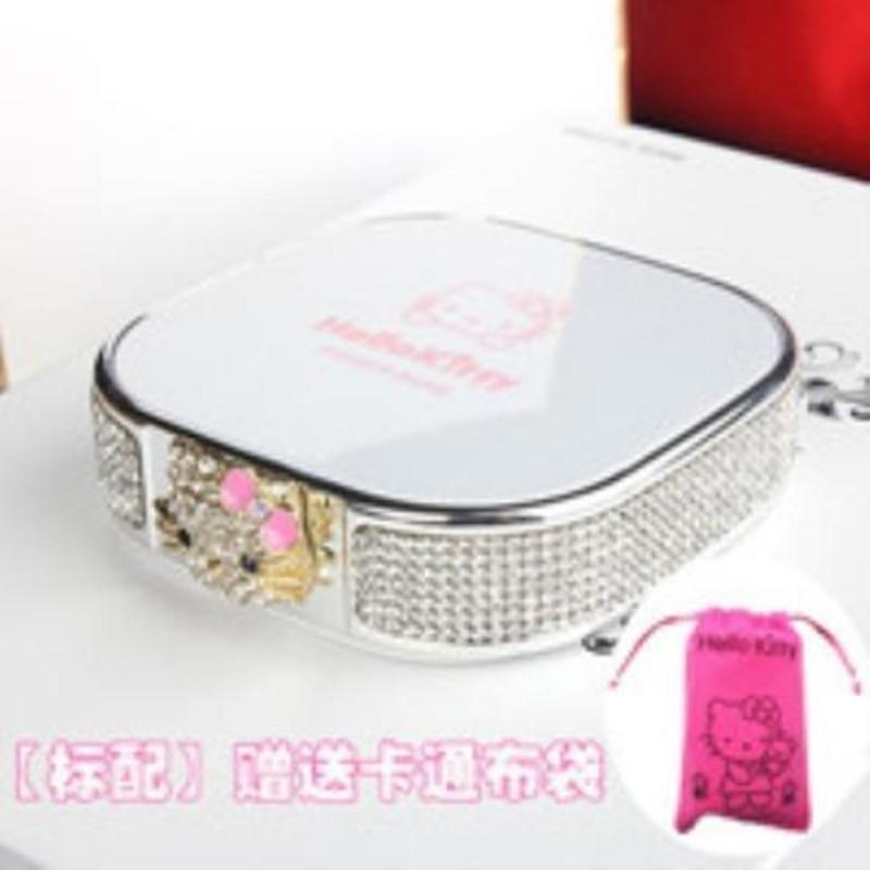hello kitty充电宝12000毫安可爱卡通便携苹果安卓通用移动电源 白色【标配送袋】