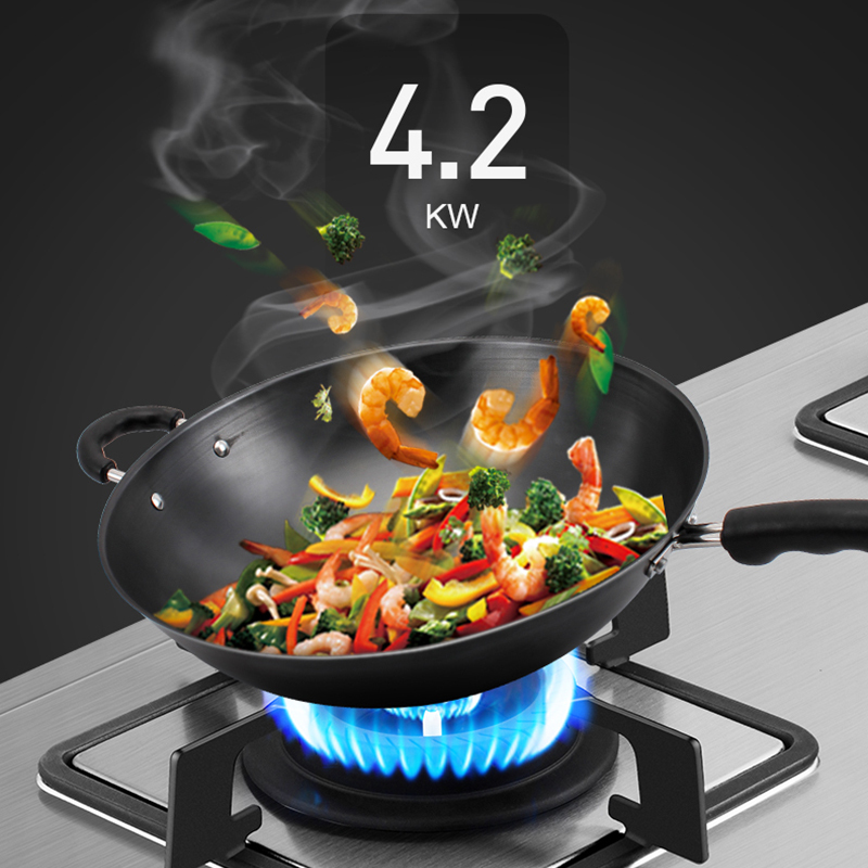 红日(RedSun)不锈钢面板台嵌两用燃气灶天然气灶双灶液化气灶煤气灶家用EB001G(天然气)高清大图