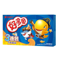 好丽友好多鱼三连包99g*3组 好多鱼3连包马铃薯膨化零食童年小吃