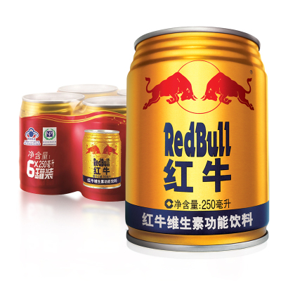 红牛维生素功能饮料(原味型)250ml*6 六罐装