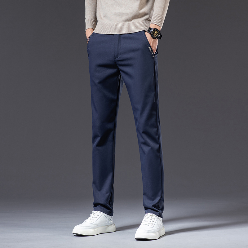 金盾kindon裤子男春夏款男士休闲裤青年百搭裤男外穿夏季修身直筒男裤