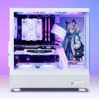 Thermaltake(Tt)钢影透S海景房机箱 电脑机箱(ATX主板/支持360水冷/270°全景/9风扇位