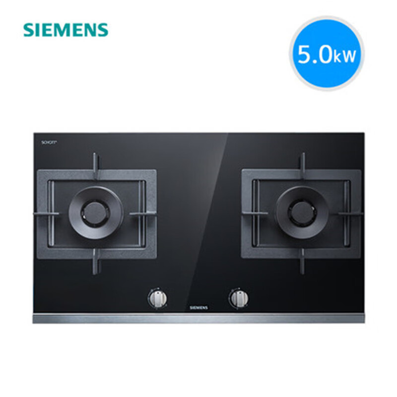 西门子ER77N237MP嵌入式双眼天燃气灶具玻璃面板双灶台蒸饭柜高清大图