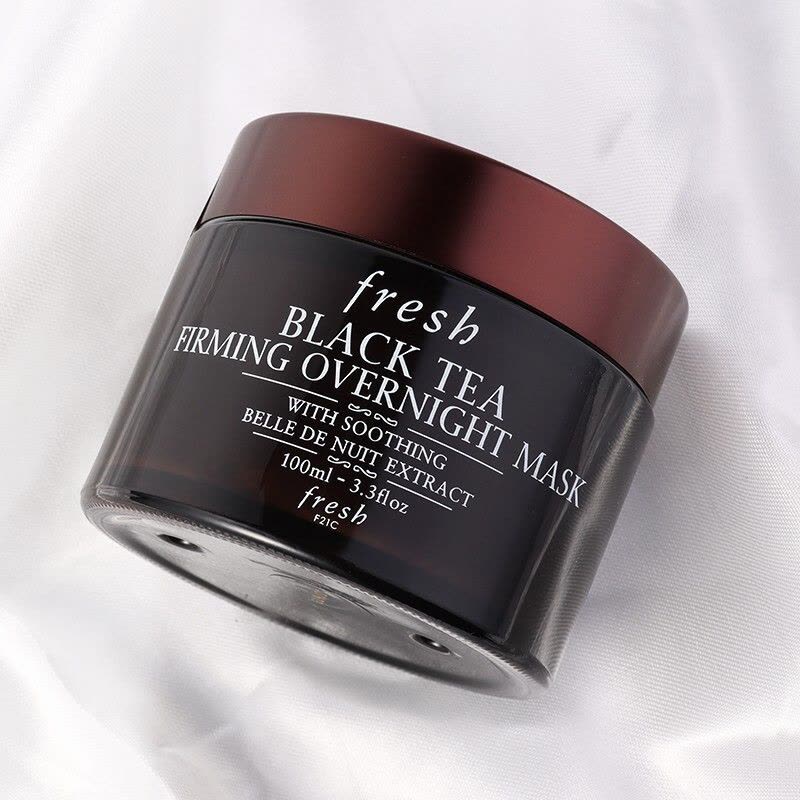 馥蕾诗(FRESH)红茶塑颜紧致睡眠面膜100ml 补水保湿免洗夜间修护紧致平滑黑罐图片