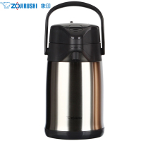 象印(ZO JIRUSHI)气压式保温壶SR-CC30C-XA 不锈钢真空居家保温瓶 家用咖啡壶热水瓶3L不锈钢色