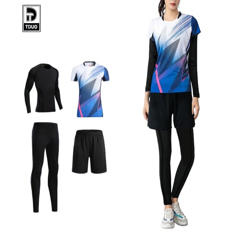 TDUO 羽毛球服 T4 套高清大图