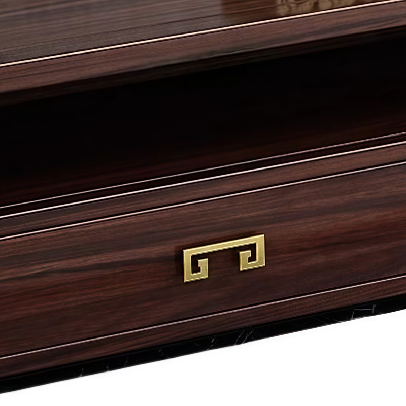 豫龙都 电视柜+边柜茶几 岩板款 套高清大图