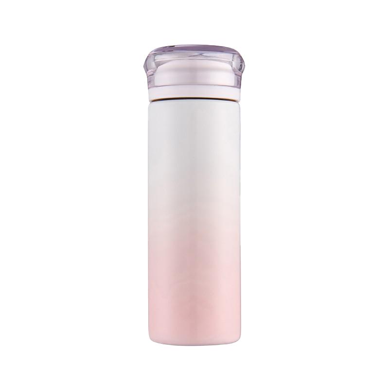 萌趣保温杯 10404BMQB-150PK 便携小乔不锈钢水杯粉色 150mL (单位:个)
