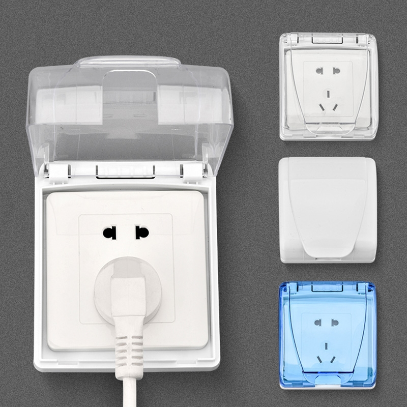 古达86型插座开关防水盒保护盖罩卫生间插头防溅盒浴室面板墙插防水罩