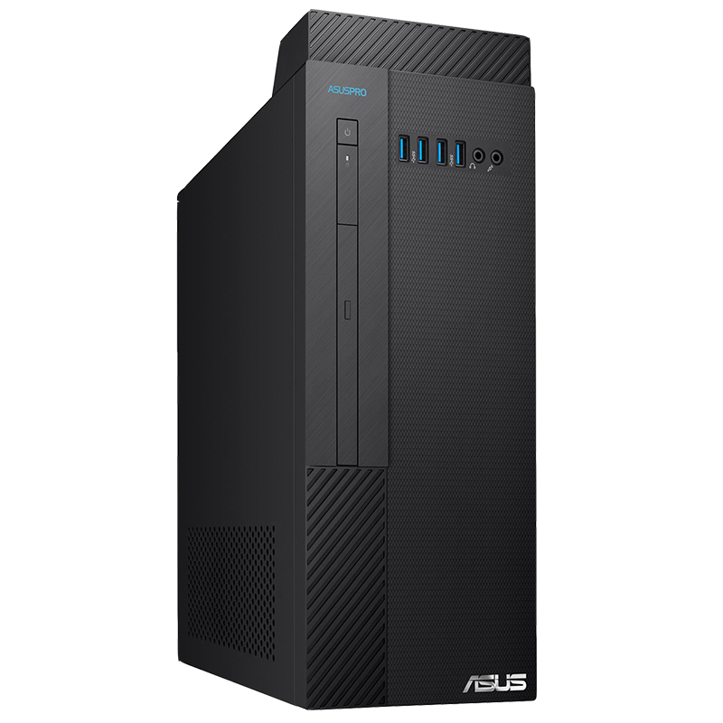 华硕(ASUS)商用台式电脑 弘道D340MF 21.5英寸 (I3-9100 4G 256G 集显 DOS)高清大图