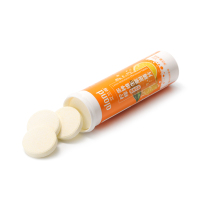 艾兰得维生素C泡腾片柠檬味10片*4瓶