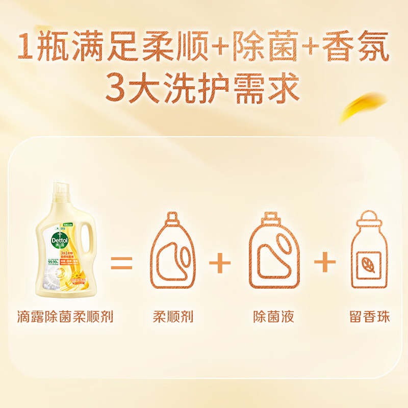 滴露 衣物柔顺除菌液金盏花2.5L(单位:件)