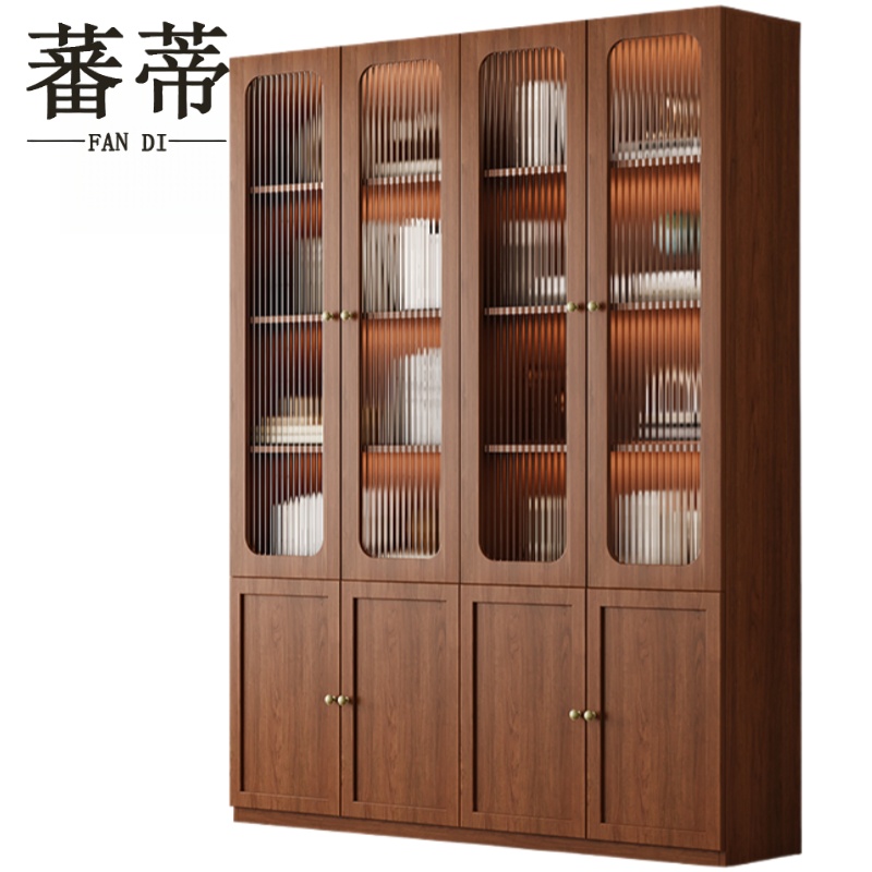 蕃蒂 书柜1.4米上玻门台