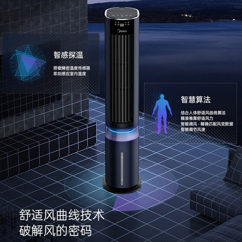 美的(Midea)AAF12PXJ 冷风扇高清大图