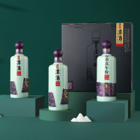 年份潭酒2017 酱香型白酒53度坤沙纯粮收藏送礼整箱500ml*3礼盒装