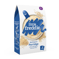 小皮（Little Freddie）欧洲进口有机高铁小麦胚芽糙米粉160g/盒装 婴儿米糊 钙铁锌辅食 适合6个月以上