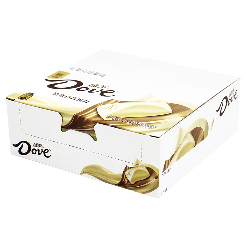 德芙(DOVE)奶香白巧克力516g盒装(12条*43g)高清大图