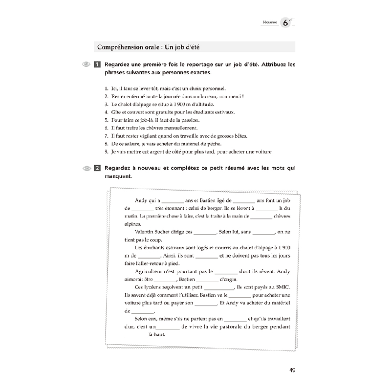 醉染图书新经典法语(3)(练习册)9787513597661高清大图