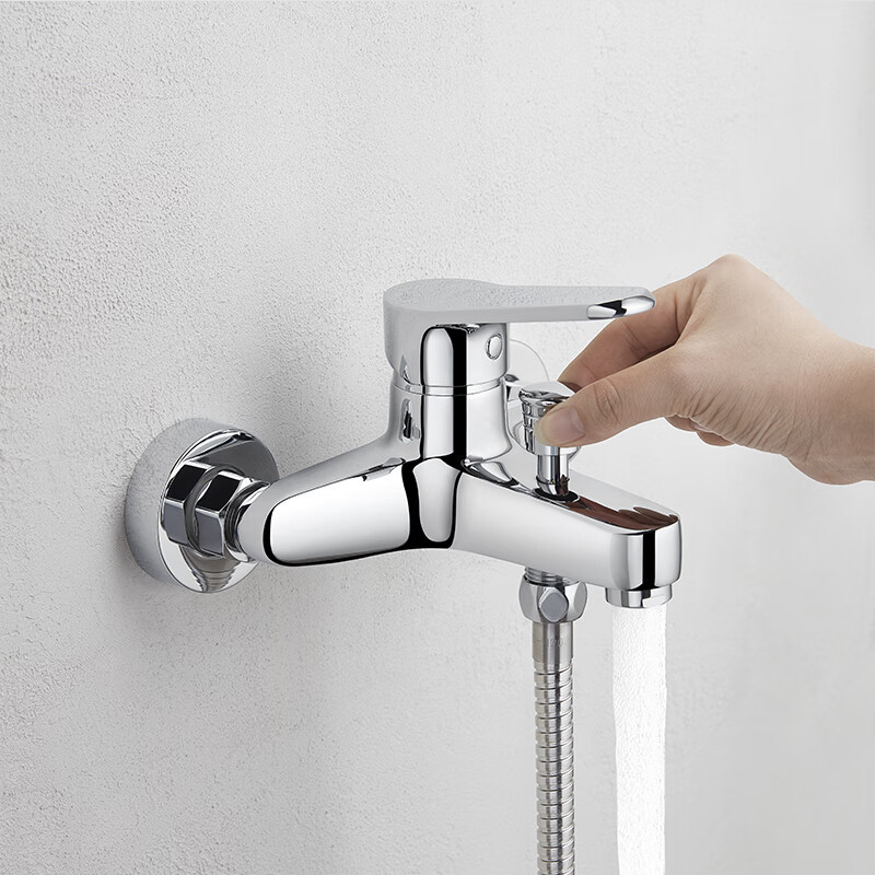 惠达简易淋浴花洒套装家用卫生间淋雨喷头增压花洒浴缸龙头5501hwy