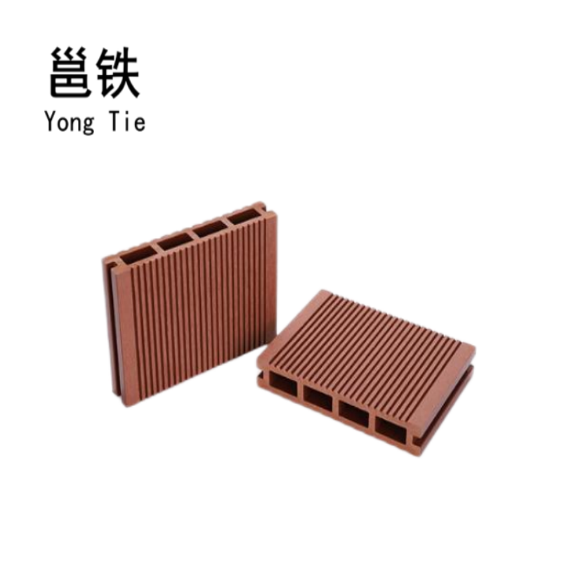 邕铁 塑木地板定制 方孔双面条纹款 平方米高清大图