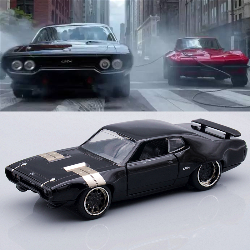 汽车玩具速度与激情跑车模型合金车模男孩回力小轿车道奇挑战者srt8